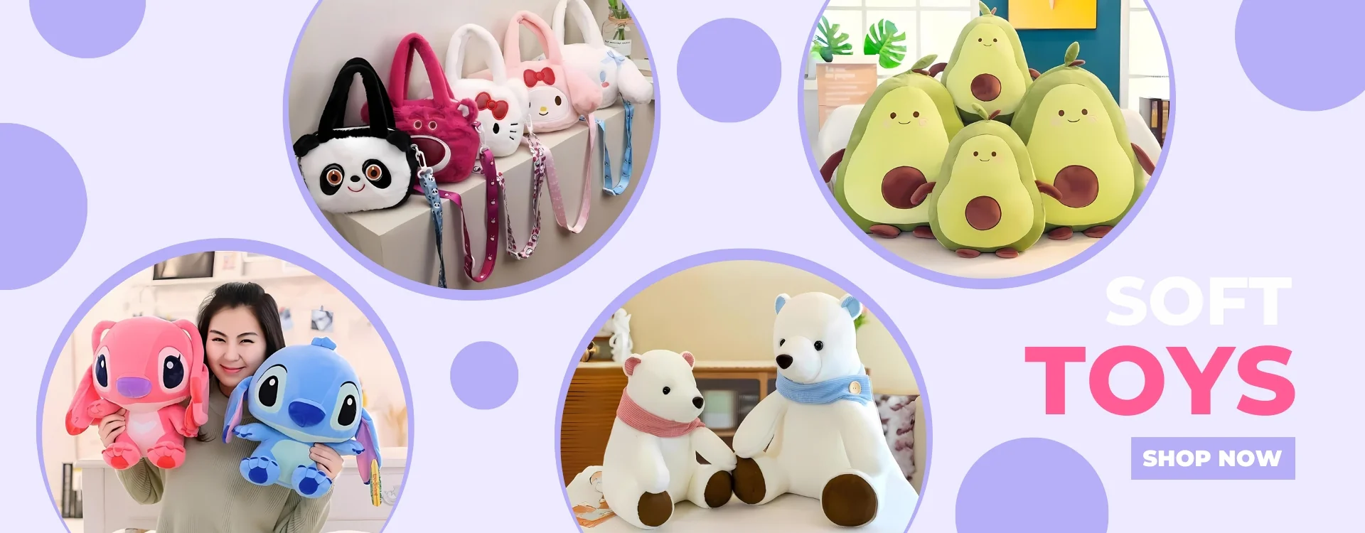 Cuddly toys for kids and babies